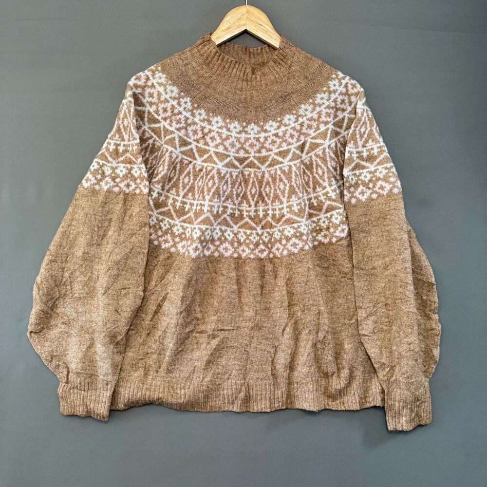 George Men’s High Neck Lightweight Sweater Size XL Polyester Blend Stretch